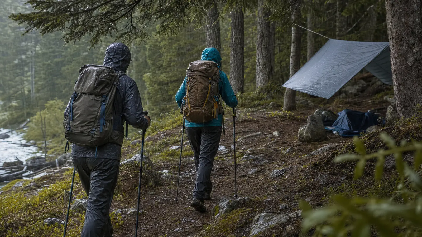 Backpacking in the Rain Depends on a Dry Sleep System