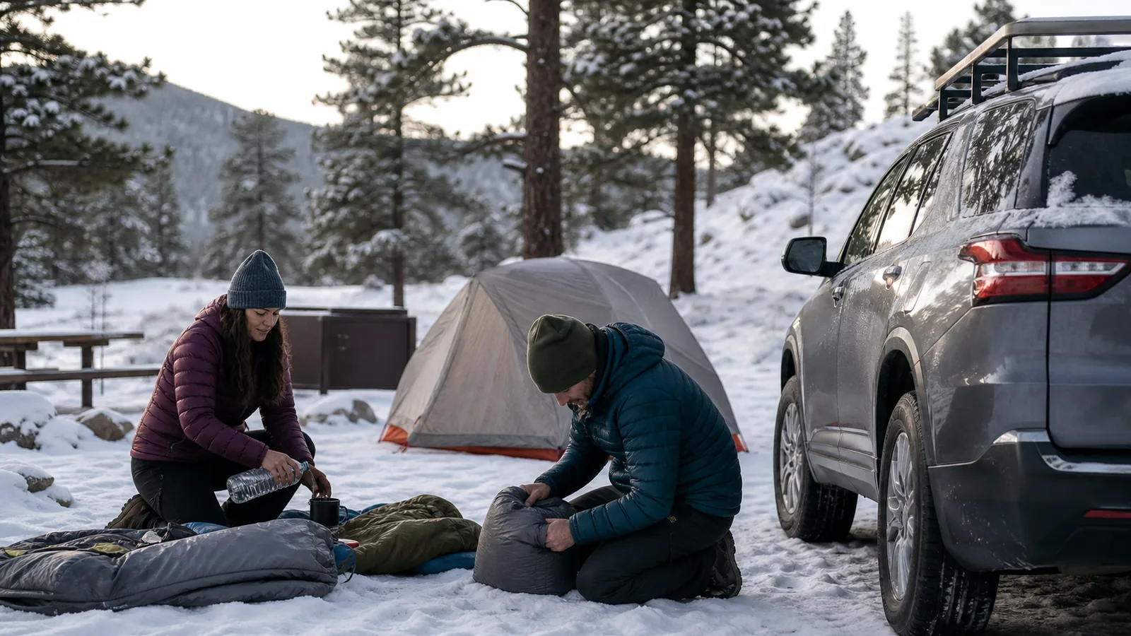 How Should You Plan Winter Camping Around the Coldest Hours?