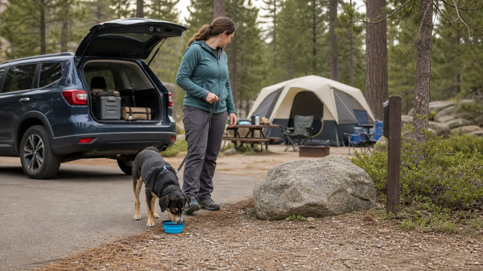 Camping With a Dog Starts Before You Reserve the Site