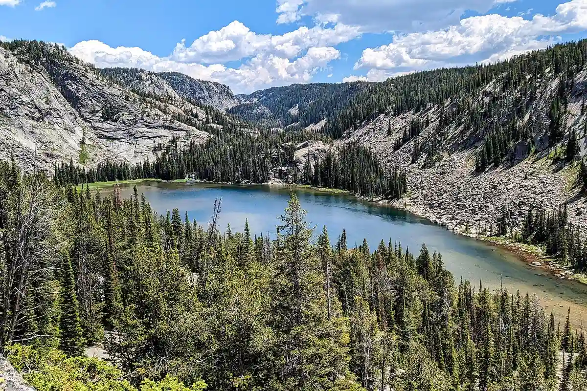 Durable wilderness campsite set back from an alpine lake - Absaroka-Beartooth Wilderness | KnowOutdoor