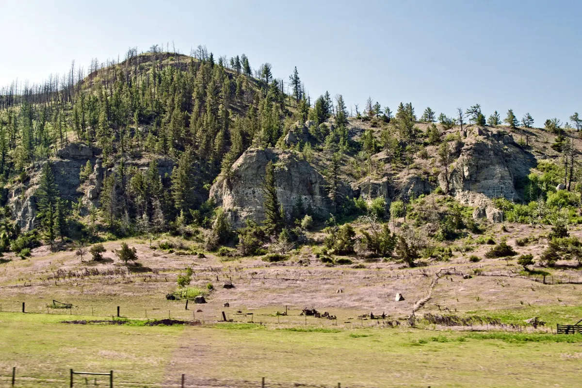 Trail entering a broad valley of the Absaroka Range - Absaroka Range | KnowOutdoor
