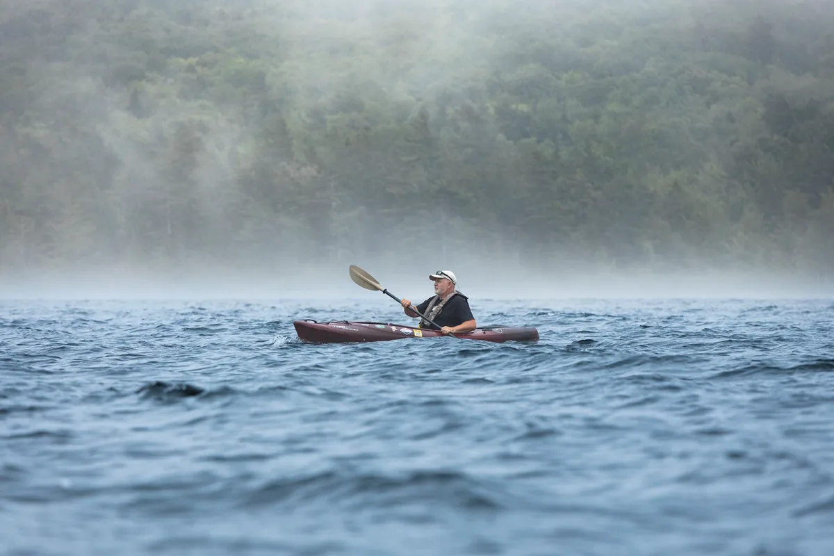Dense fog reducing visibility across Eagle Lake in Acadia National Park - Acadia National Park | KnowOutdoor