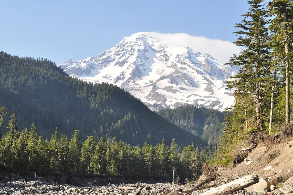 Glacial river in Mount Rainier National Park - Mount Rainier National Park | KnowOutdoor