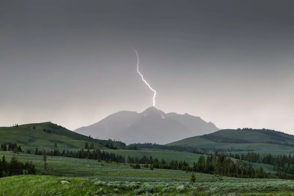 River and storm clouds in Yellowstone National Park backcountry - Yellowstone National Park | KnowOutdoor