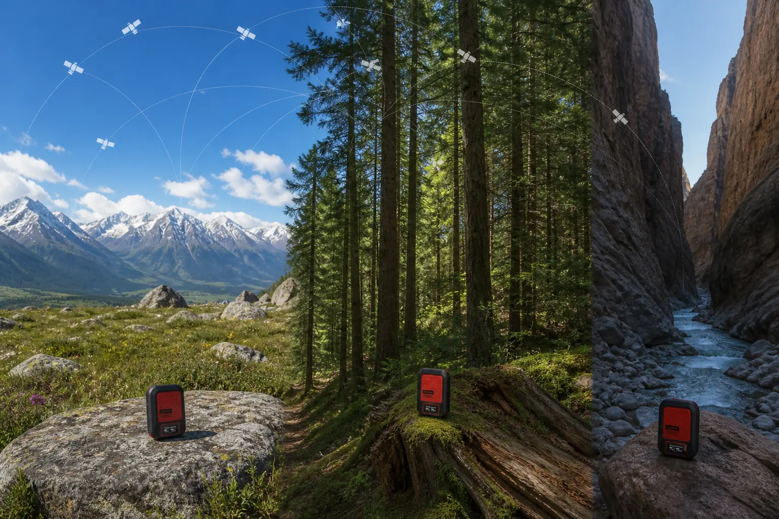 Messenger Plus carried from open alpine terrain through dense forest into a narrow canyon | KnowOutdoor