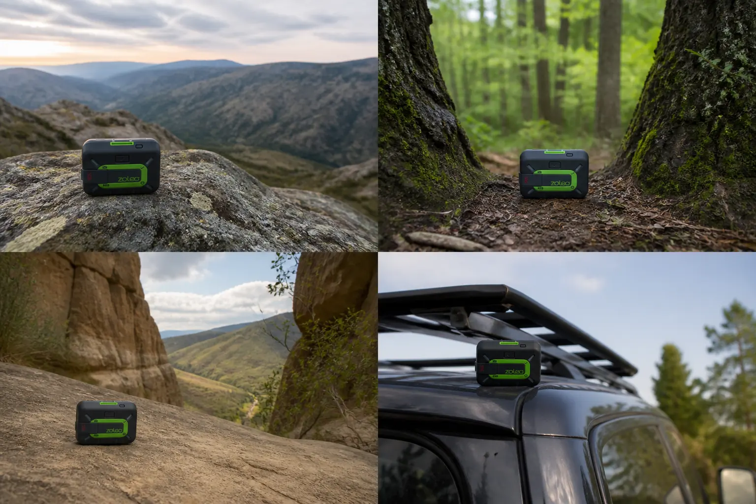 ZOLEO positioned with safe sky exposure on a ridge forest gap canyon mouth and vehicle exterior | KnowOutdoor
