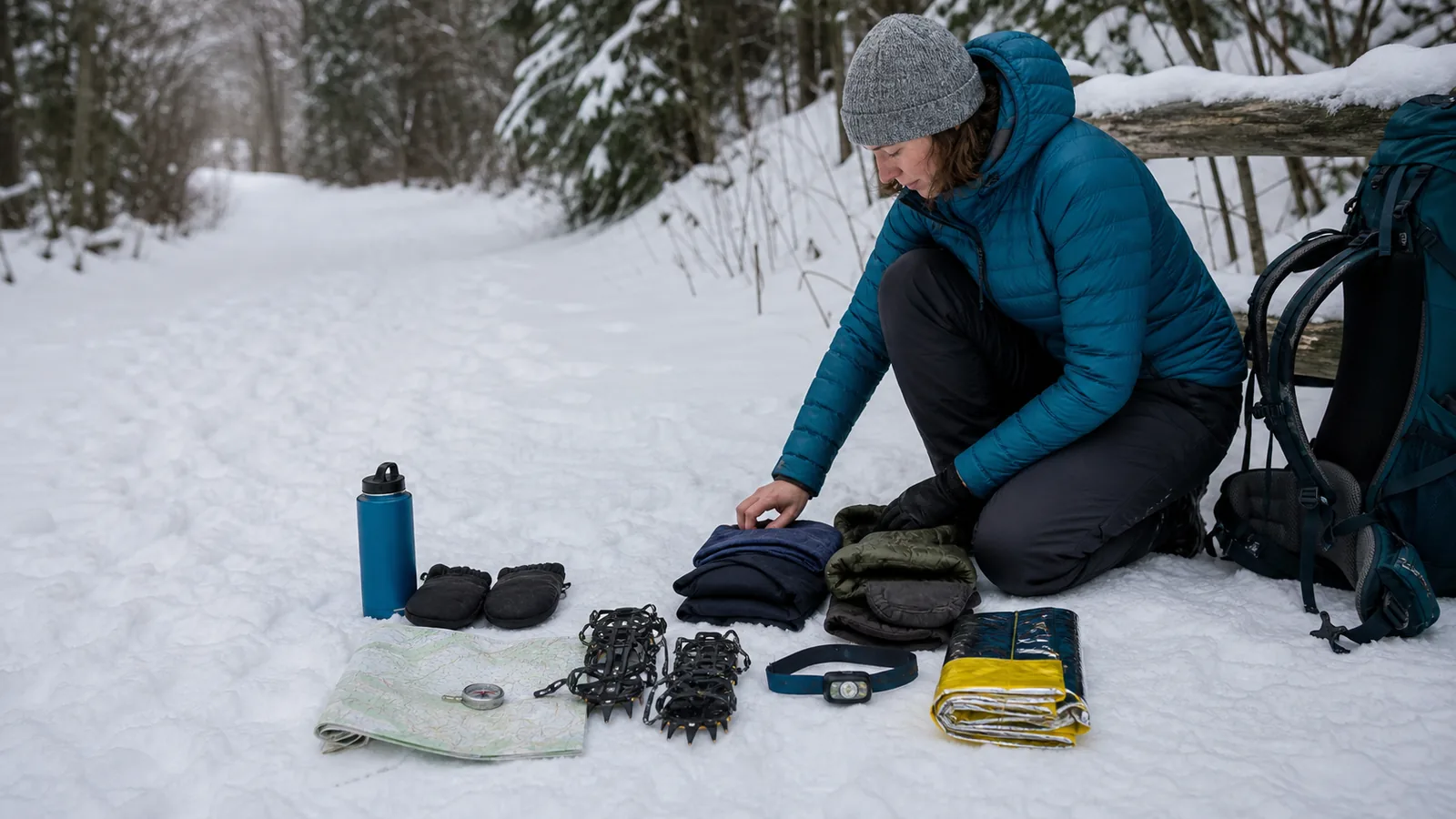 Winter Hiking Gear Checklist for Cold, Snow, and Ice