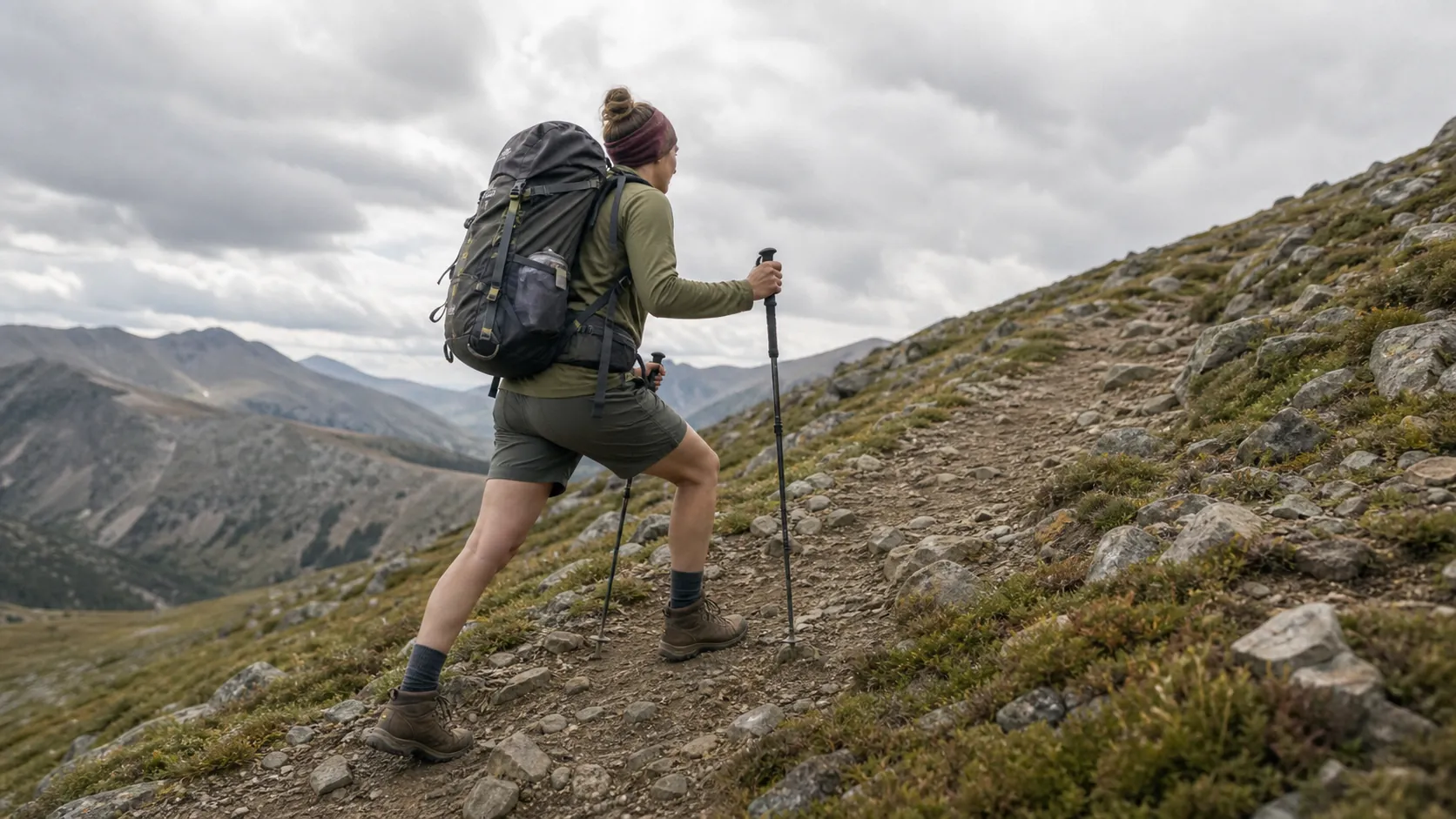 Use the Rest Step to Climb Steep Slopes at a Steady Pace